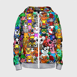 Детская толстовка на молнии ROBLOX PIGGY