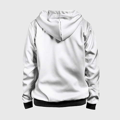 Детская толстовка на молнии СБОРНАЯ ГЕРМАНИЯ / 3D-Черный – фото 2