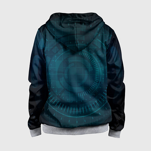 Детская толстовка на молнии Мику Хацуне / 3D-Меланж – фото 2