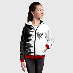 Толстовка на молнии детская Velial Squad,, цвет: 3D-красный — фото 2