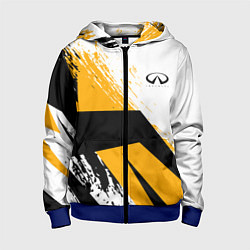 Толстовка на молнии детская Infinity Инфинити Z, цвет: 3D-синий