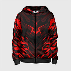 Толстовка на молнии детская КОД ГИАС CODE GEASS, цвет: 3D-черный