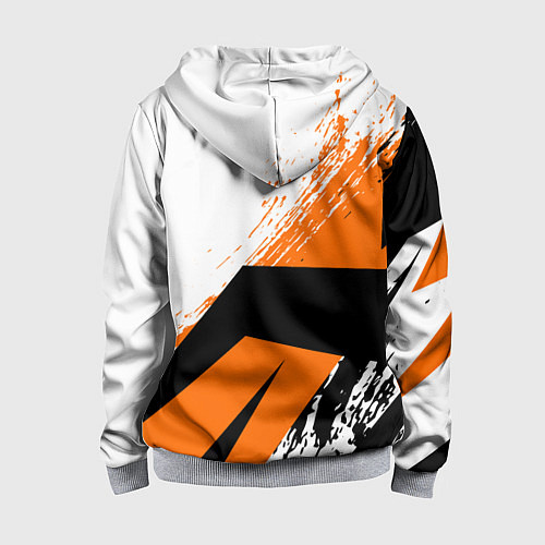 Детская толстовка на молнии KTM КТМ Z / 3D-Меланж – фото 2