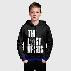 Толстовка на молнии детская Among Us The Last Of Us, цвет: 3D-синий — фото 2