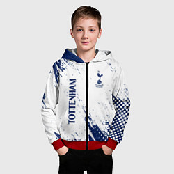 Толстовка на молнии детская TOTTENHAM HOTSPUR, цвет: 3D-красный — фото 2