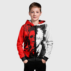 Толстовка на молнии детская ИЧИГО БЛИЧ ICHIGO BLEACH, цвет: 3D-черный — фото 2