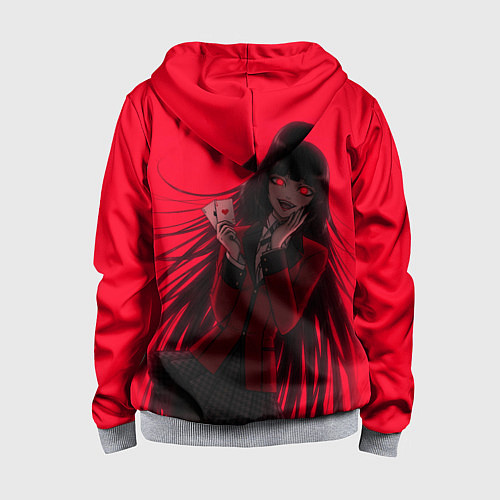 Детская толстовка на молнии ЮМЭКО БЕЗУМНЫЙ АЗАРТ / 3D-Меланж – фото 2