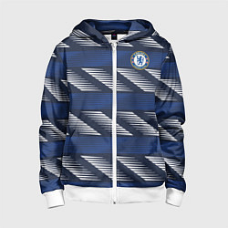 Толстовка на молнии детская FC Chelsea Breathe Training Top 202122, цвет: 3D-белый