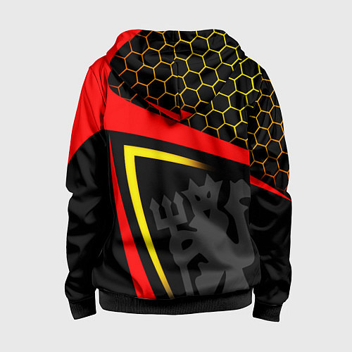 Детская толстовка на молнии МАНЧЕСТЕР MANCHESTER SPORT / 3D-Черный – фото 2