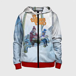 Толстовка на молнии детская It Takes Two Коди и Мэй, цвет: 3D-красный