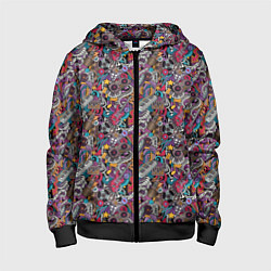 Детская толстовка на молнии Музыкальные Инструменты