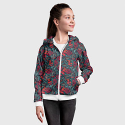 Толстовка на молнии детская Кольщик, цвет: 3D-белый — фото 2