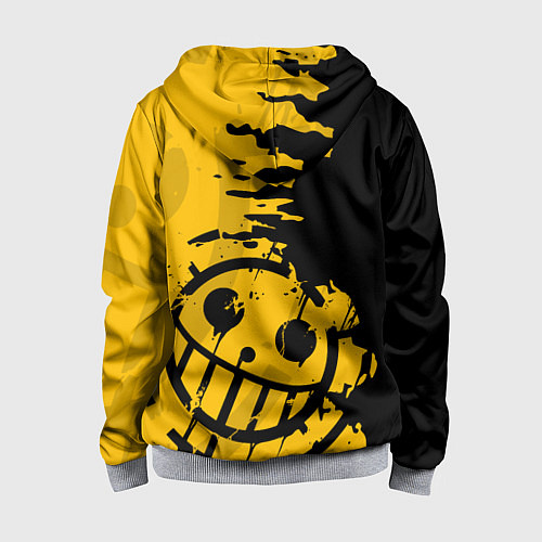 Детская толстовка на молнии ONE PIECE PIRATES ПИРАТЫ / 3D-Меланж – фото 2