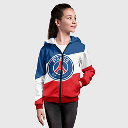Толстовка на молнии детская Paris Saint-Germain FC, цвет: 3D-красный — фото 2