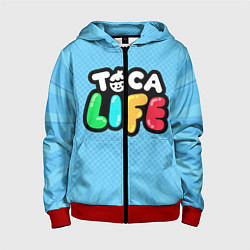 Детская толстовка на молнии Toca Life: Logo