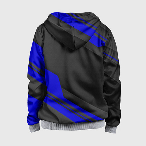 Детская толстовка на молнии Ford Форд авто / 3D-Меланж – фото 2