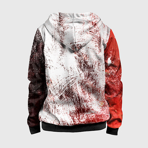 Детская толстовка на молнии Трафальгар Ло Пираты сердца Весёлый Роджер / 3D-Черный – фото 2