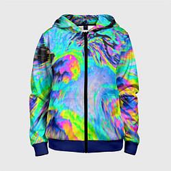 Детская толстовка на молнии ААА яркий узор