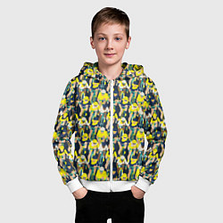 Толстовка на молнии детская Велоспорт гонка, цвет: 3D-белый — фото 2