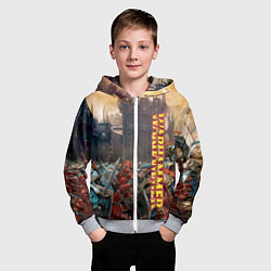 Толстовка на молнии детская Ваха Осада, цвет: 3D-меланж — фото 2