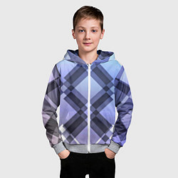 Толстовка на молнии детская Строгая абстракция, цвет: 3D-меланж — фото 2