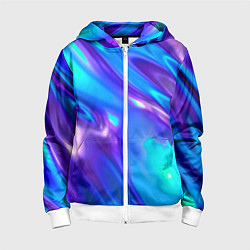 Детская толстовка на молнии Neon Holographic