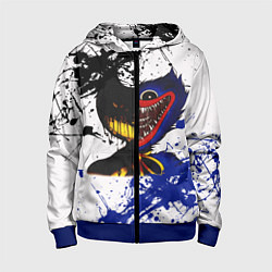 Толстовка на молнии детская BENDY AND THE INK MACHINE POPPY PLAYTIME, цвет: 3D-синий