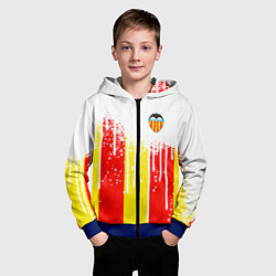 Толстовка на молнии детская Valencia спорт, цвет: 3D-синий — фото 2