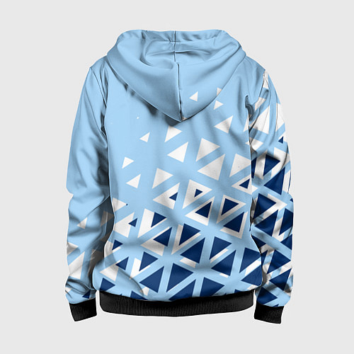 Детская толстовка на молнии Сборная Аргентины футбол / 3D-Черный – фото 2