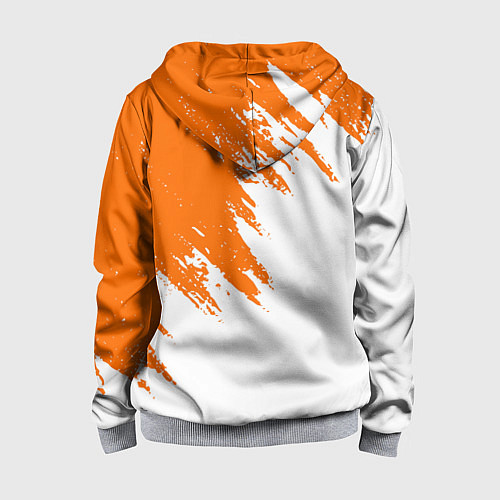 Детская толстовка на молнии Half-life texture / 3D-Меланж – фото 2