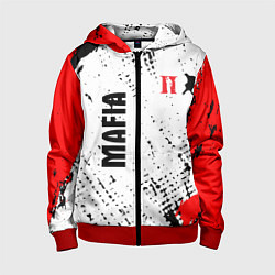 Толстовка на молнии детская Mafia 2: Definitive Edition, цвет: 3D-красный