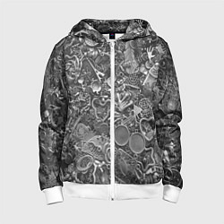 Детская толстовка на молнии Металлические предметы