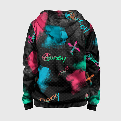 Детская толстовка на молнии ANARCHY CS GO / 3D-Черный – фото 2