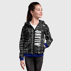 Толстовка на молнии детская Milano - autumn - winter 2025, цвет: 3D-синий — фото 2