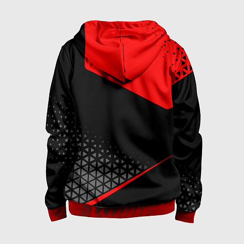 Детская толстовка на молнии Mitsubishi - Sportwear / 3D-Красный – фото 2