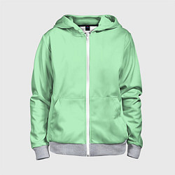 Детская толстовка на молнии Мятный радуга