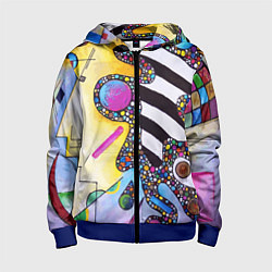 Детская толстовка на молнии Василий Кандинский Абстрактная композиция