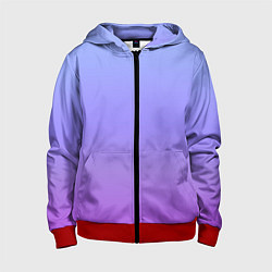 Детская толстовка на молнии Фиолетовый градиент