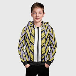 Толстовка на молнии детская Костюм Юнги из BTS, цвет: 3D-черный — фото 2