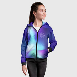 Толстовка на молнии детская Dark Souls northern cold, цвет: 3D-черный — фото 2