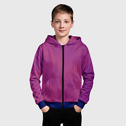 Толстовка на молнии детская Фантазия в пурпурном, цвет: 3D-синий — фото 2