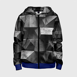 Детская толстовка на молнии Обман зрения и каменные плиты