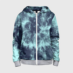 Детская толстовка на молнии Tie-Dye дизайн