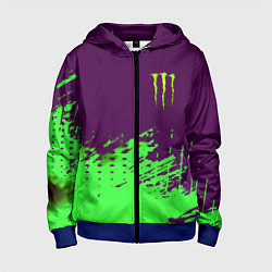 Детская толстовка на молнии Monster energy taurin