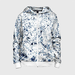 Детская толстовка на молнии Паттерн ледяные вершины гор