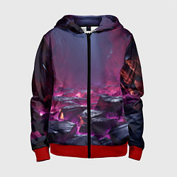 Детская толстовка на молнии Абстрактные фрагменты