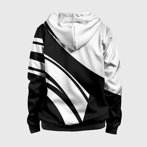 Детская толстовка на молнии Scania дальнобойщик / 3D-Черный – фото 2