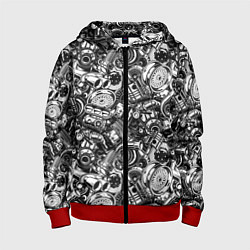 Детская толстовка на молнии Автотюнинг - запчасти