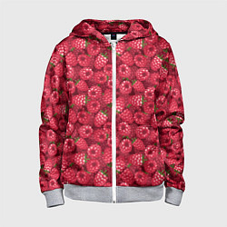 Детская толстовка на молнии Малина ягода