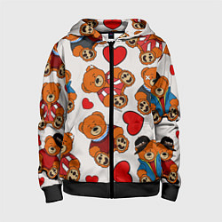 Детская толстовка на молнии Медведи - персонажи из Слово пацана